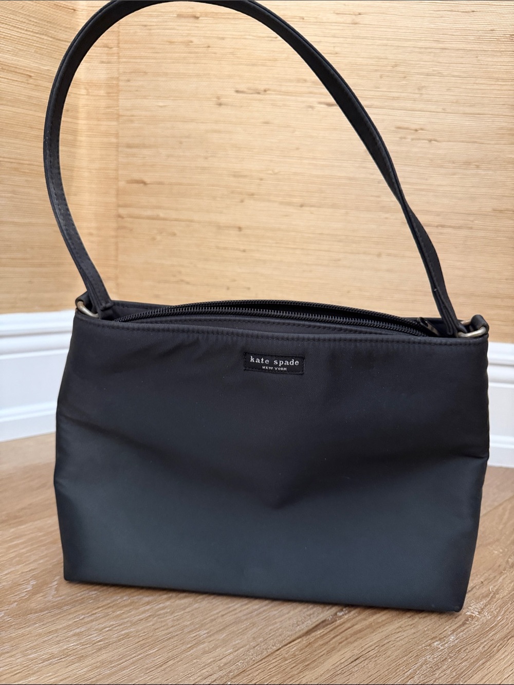 kate spade black shoulder bag with single strap